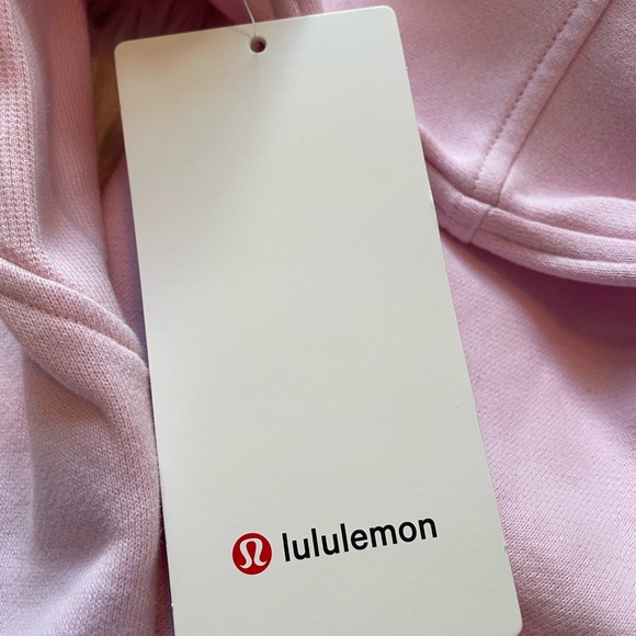 NWT Lululemon scuba oversized half zip hoodie meadowsweet pink M/L new (read) - Picture 7 of 12